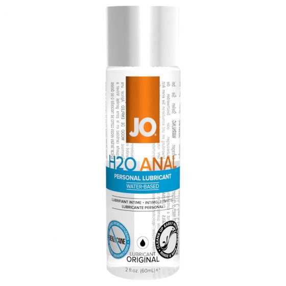 JO H2O Anal Original - análny lubrikačný gél na báze vody (60ml)