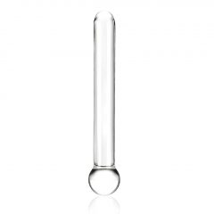 Glas Straight - klasické sklenené dildo (priehľadné)