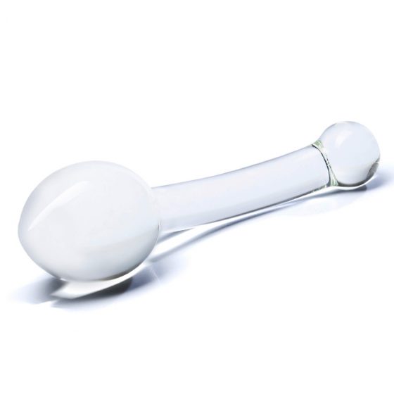 Gläs Glas Pure Indulgence Glass Anal Slider- sklenené dvojité análne dildo (priehľadné)