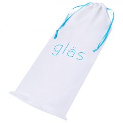   Gläs Glas Pure Indulgence Glass Anal Slider- sklenené dvojité análne dildo (priehľadné)