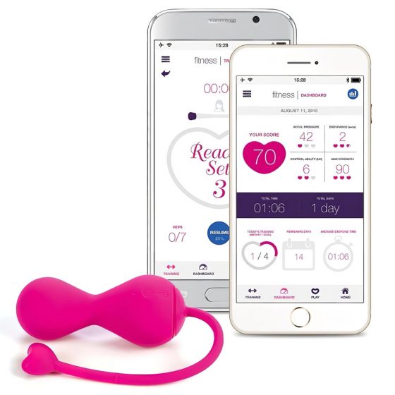 LOVELIFE BY OHMIBOD - KRUSH - dvojica inteligentných venušinych guličiek (ružová)