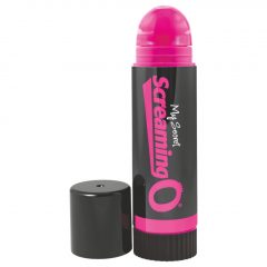   My Secret Screaming O Vibrating Lip Balm - vibrátor v tvare rúžu (pink-čierny)