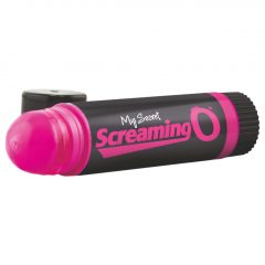   My Secret Screaming O Vibrating Lip Balm - vibrátor v tvare rúžu (pink-čierny)