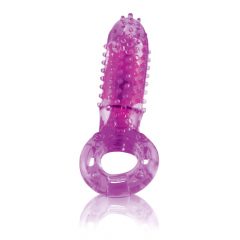   Screaming O Oyeah - vodeodolný, vibračný krúžok na penis (fialový)