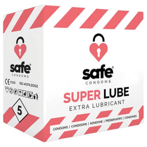 SAFE Super Lube - extra klzké kondómy (5 ks)