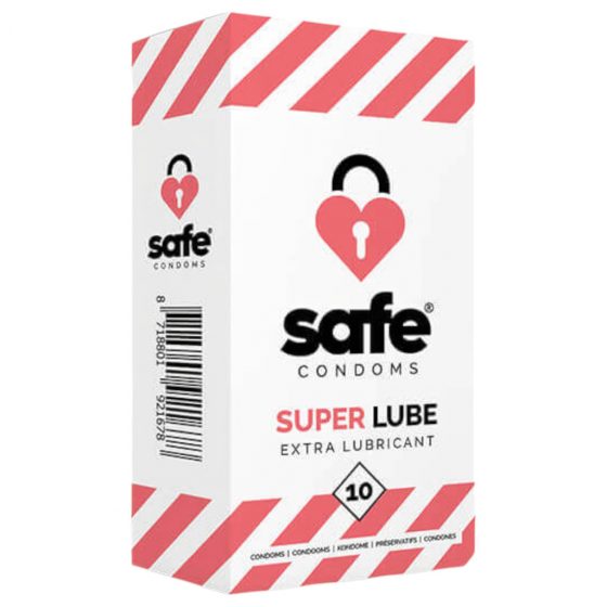 SAFE Super Lube - extra klzké kondómy (10 ks)