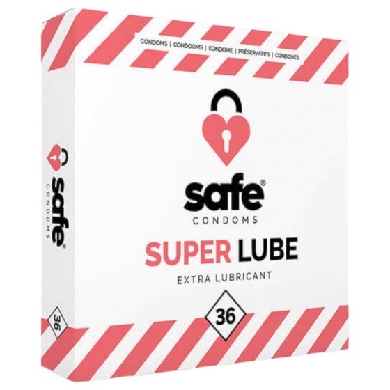 SAFE Super Lube - extra klzké kondómy (36 ks)