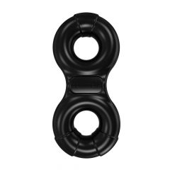   Bathmate Vibe Ring Eight - vibračný krúžok na penis na batérie (čierny)