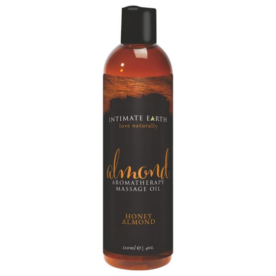 Intimate Earth Almond - Organický masážny olej - Medová mandľa (120 ml)