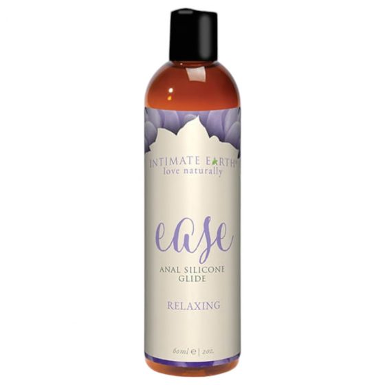 Intimate Earth Ease - ukľudňujúci silikónový análny lubrikant (60ml)