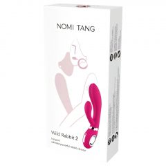   Nomi Tang Wild Rabbit 2 - dobíjací vibrátor na bod G s tyčinkou (ružový)