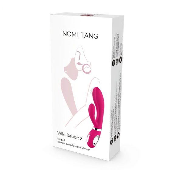 Nomi Tang Wild Rabbit 2 - dobíjací vibrátor na bod G s tyčinkou (ružový)