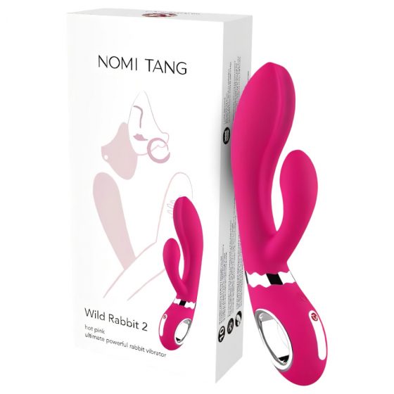 Nomi Tang Wild Rabbit 2 - dobíjací vibrátor na bod G s tyčinkou (ružový)