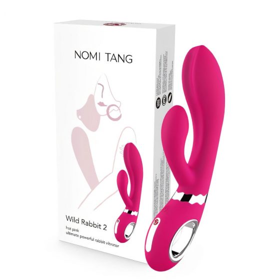 Nomi Tang Wild Rabbit 2 - dobíjací vibrátor na bod G s tyčinkou (ružový)