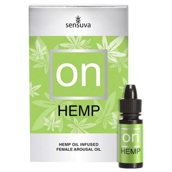 Sensuva Hemp - mravenčiaci intímny olej pre ženy (5ml)