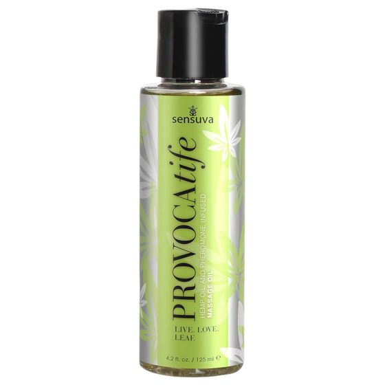 Sensuva Provocatife Hemp - feromónový masážny olej (120ml)