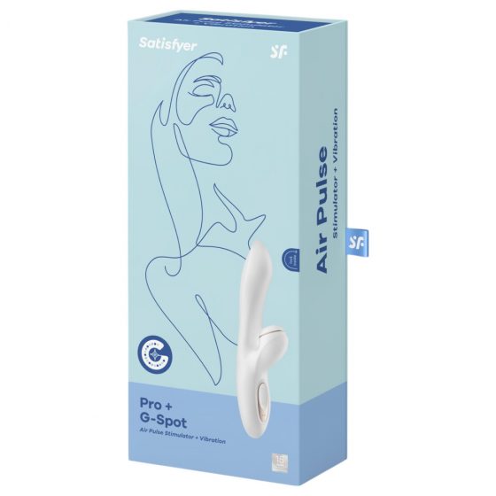 Satisfyer Pro+ G-spot - Clitoral and G-spot Vibrator (White)