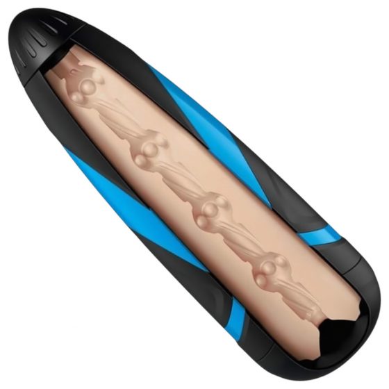 Satisfyer Men One masturbátor a Lusty Tongues vložka (modro-čierna)