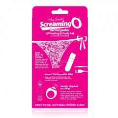   MySecret Screaming Panty - nabíjacie vibračné tangá (ružové) S-L