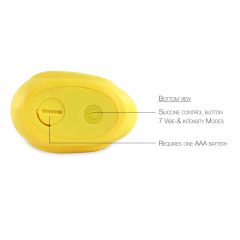   My Duckie Classic 2.0 - vibrátor na klitoris - hravá vodotesná kačička (žltá)