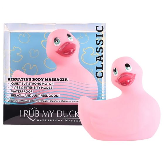 My Duckie Classic 2.0 - vibrátor na klitoris - hravá vodotesná kačička (ružová)