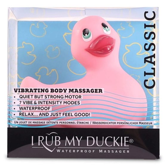 My Duckie Classic 2.0 - vibrátor na klitoris - hravá vodotesná kačička (ružová)