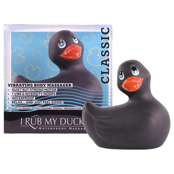 My Duckie 2.0 - hravá kačička vodotesný klitorálny vibrátor (čierna)