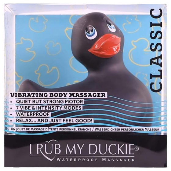 My Duckie 2.0 - hravá kačička vodotesný klitorálny vibrátor (čierna)