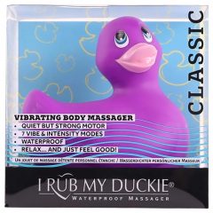   My Duckie Classic 2.0 - vibrátor na klitoris - hravá vodotesná kačička (fialová)