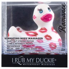   My Duckie Romance 2.0 - vodotesný klitorisový vibrátor (bielo-ružový)