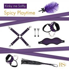   RS Soiree Kinky Me Softly - BDSM bondage set - fialový (7 kusov)