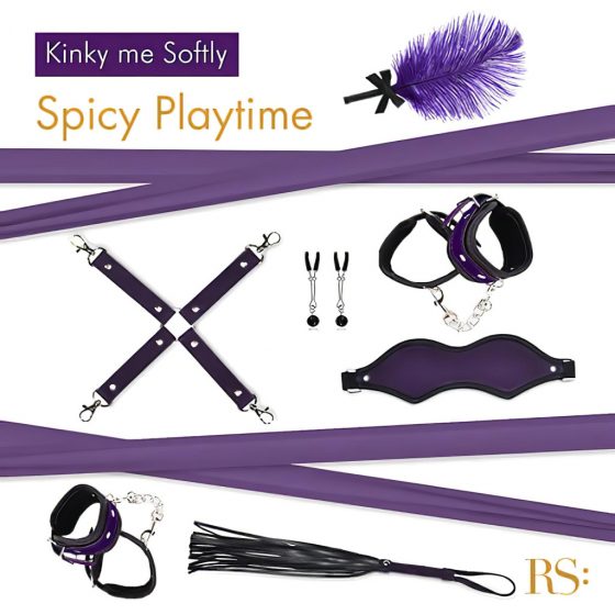 RS Soiree Kinky Me Softly - BDSM bondage set - fialový (7 kusov)