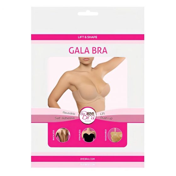 Bye Bra Gala B - tajná Push-up podprsenka (nude)