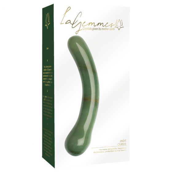 La Gemmes G Curve - jadeitové G-bod dildo (zelené)