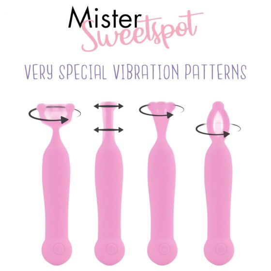 FEELZTOYS Mister Sweetspot - dobíjací, vodotesný vibrátor na klitoris (ružový)