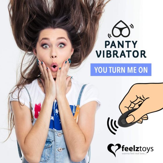 FEELZTOYS Panty - nabíjací vibrátor na klitoris s diaľkovým ovládačom (ružový)