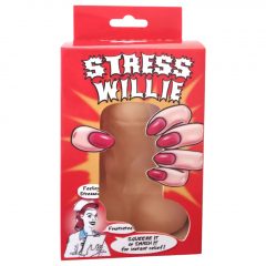   Stress Willie - antistresová loptička - penis (telová farba)