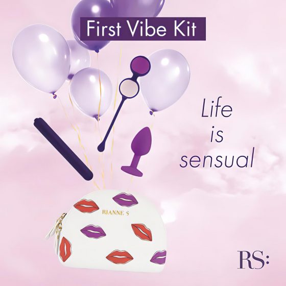 / Rianne Essentials First - sada vibrátorov - fialová (3 kusy)