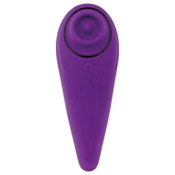 FEELZTOYS Femmegasm - dobíjací, vodotesný vaginálny a klitorálny vibrátor (fialový)