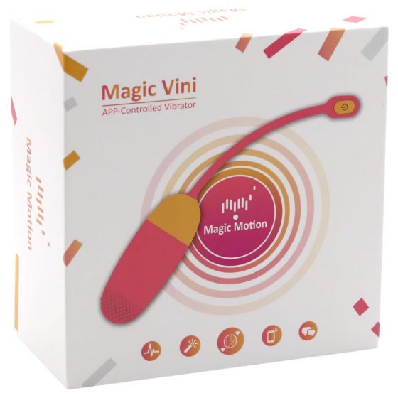 Magic Motion Vini - inteligentné, nabíjateľné vibračné vajíčko (oranžové)