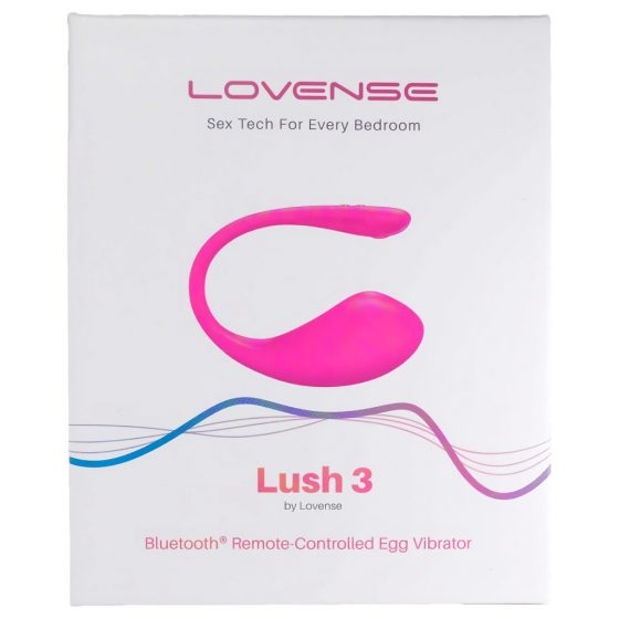 LOVENSE Lush 3 - inteligentné vibračné vajíčko (ružové)