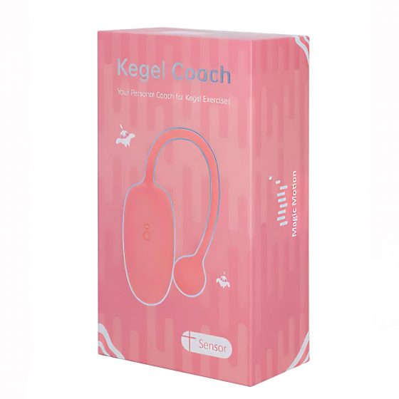 Magic Motion Kegel Coach - nabíjacie, inteligentné vibračné venušiné guličky (ružové)