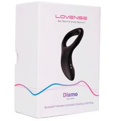   LOVENSE Diamo - inteligentný dobíjací vibračný krúžok na penis (čierny)
