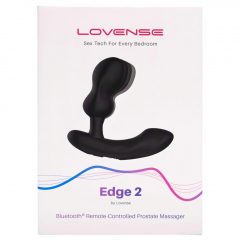   LOVENSE Edge 2 - inteligentný, nabíjací vibrátor na prostatu (čierny)