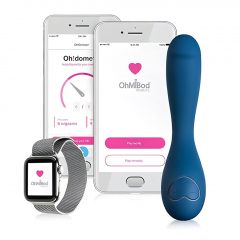   OHMIBOD Bluemotion Nex 2 - inteligentný dobíjací vibrátor na bod G (modrý)