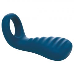   OHMIBOD Bluemotion Nex 3 - inteligentný, nabíjateľný vibračný krúžok na penis (modrý)