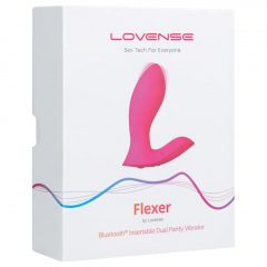 LOVENSE Flexer Panty - dobíjací vibrátor 2v1 (ružový)