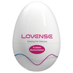 LOVENSE Kraken - vajíčkový masturbátor - 1ks (biely)