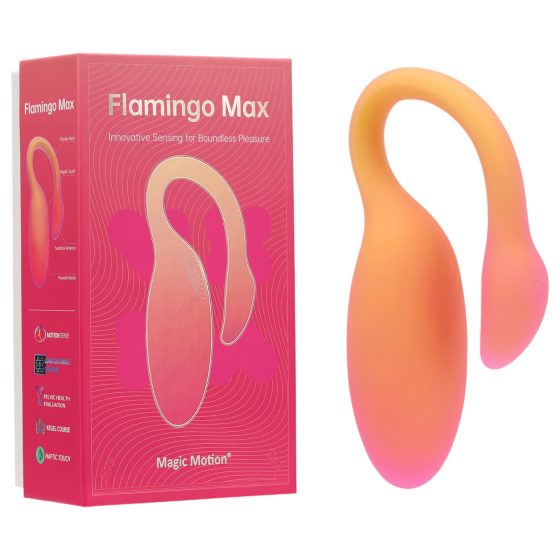 Magic Motion Flamingo Max - okos vibrációs tojás (narancs)