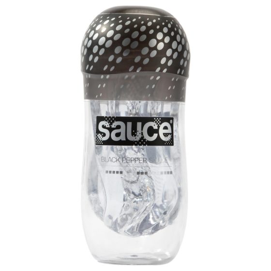 Sauce - kompaktný masturbátor (priehľadný)